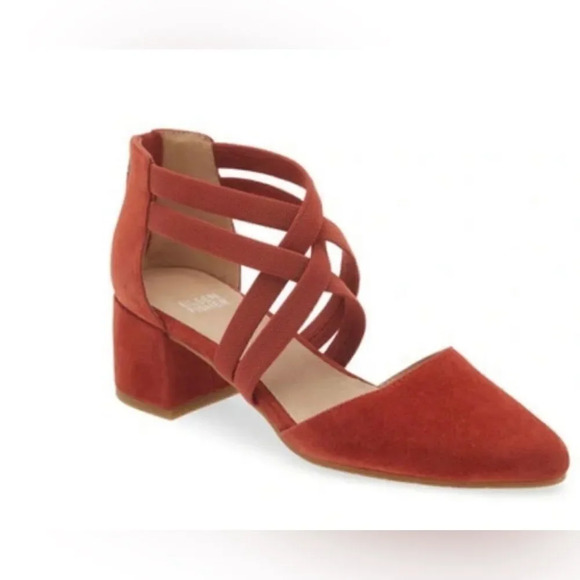NEW Eileen Fisher Juku Pump in Cayenne - Picture 1 of 8